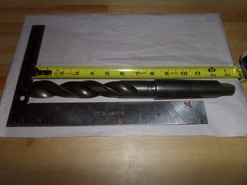 Chicago Latrobe 1-5/64" Drill  Bit 4MT, 4 Morse Taper 12-3/4" OAL ((#D208)) - Zdjęcie 1 z 12