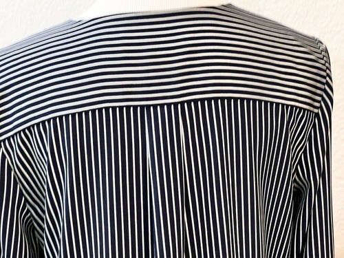 Ann Taylor LOFT navy  Blue Roll Tab Sleeve Shirtdress Shirt Dress Small - Picture 11 of 22