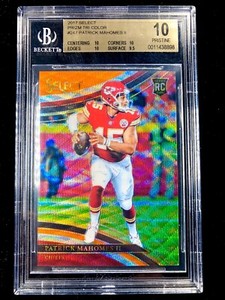2017 Select PATRICK MAHOMES II /99 Field Level Tri-Color Prizm BGS 10 PRISTINE!