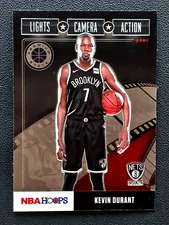 KEVIN DURANT 2019-20 PANINI HOOPS PREMIUM STOCK LIGHTS CAMERA ACTION NO 1  29454