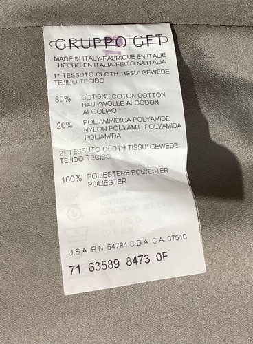 Giorgio Armani Le Collezioni Size 12 Women’s Jacket/ Top Color Grey Long Sleeve - Picture 12 of 15