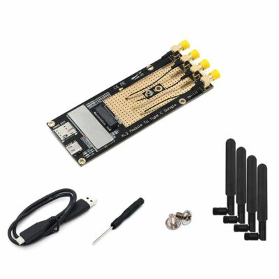M.2(M.2) 3G/4G/5G Module to Type C /USB 3.0 Adapter with NANO SIM card Slot