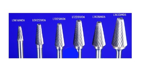 Form L Rundkegel Z5 Hartmetall Fräser 6mm Schaft,6 Ø 16 hoch ETHMF-L0616 - 第 1/1 張圖片