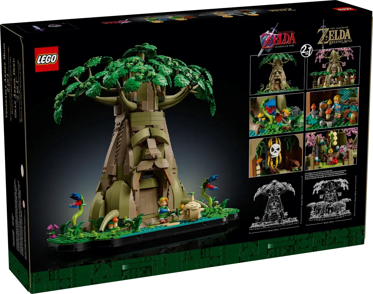 LEGO The Legend Of Zelda Great Deku Tree 2-in-1 Set from JAPAN Sep