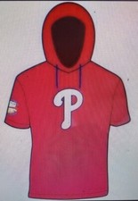 2019 Philadelphia Phillies SGA Hooded T-Shirt Child's Large 14-16