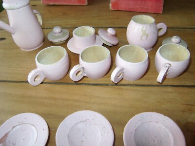 Dînette De Poupée Ancienne En Porcelaine - Service à Café - Fabriqué En France