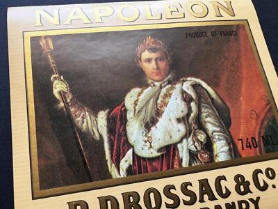 NAPOLEON BRANDY ORIGINAL UNUSED OLD LABEL DROSSAC MARRICKVILLE AUSTRALIA VINTAGE