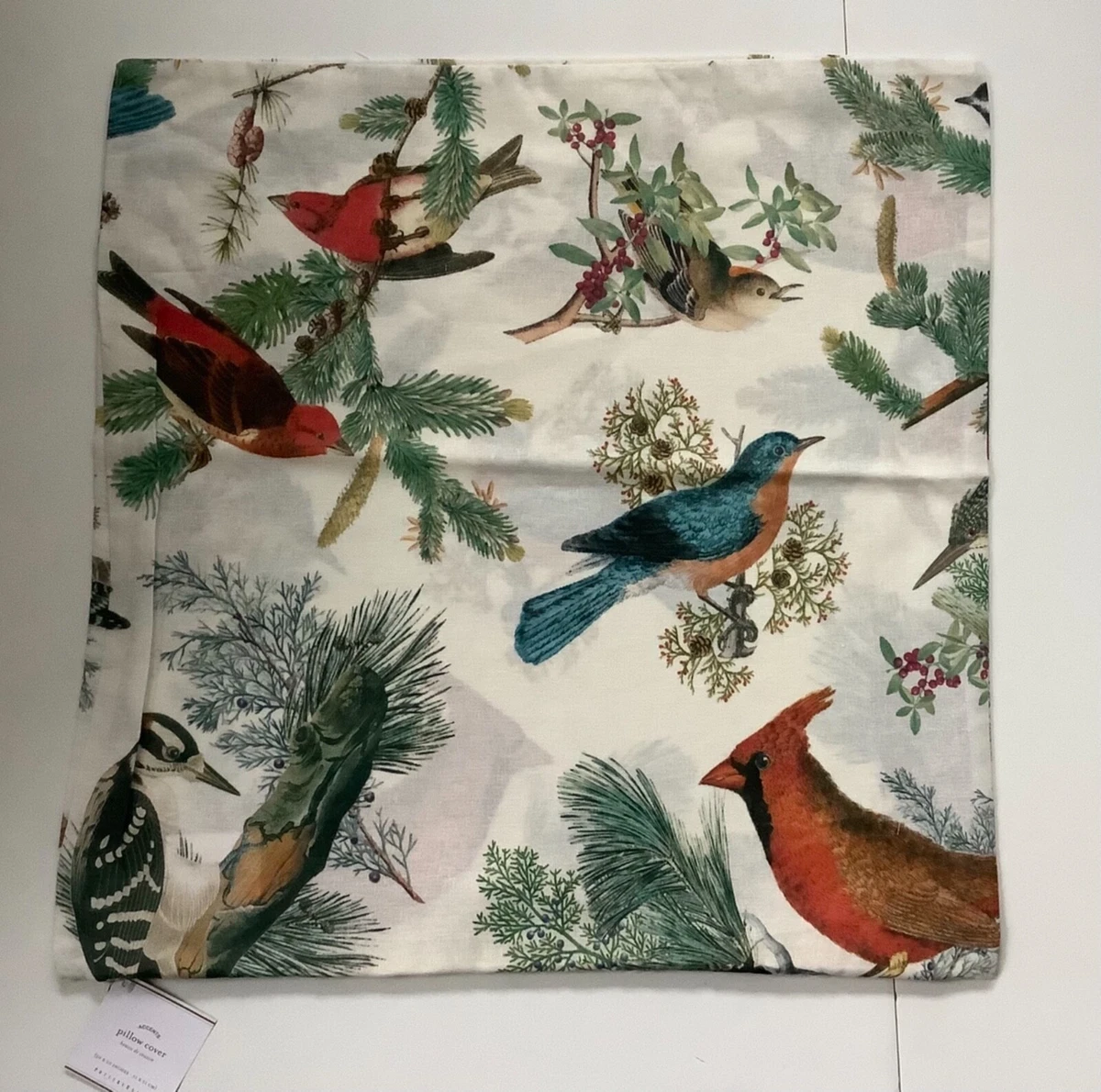 Cardinal pillow pottery barn cheap