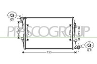 Prasco KüHler MotorküHler Aluminium FüR VW Touran 1T1 1T2 Caddy III Kombi