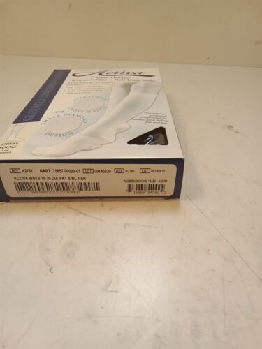 Activa Sheer Therapy Calze eleganti da donna con motivo, Nero, 15-20 MMHG - Foto 2 di 18