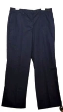 Chinco Flat Front Utility Pants. Style 8537-07 Navy Blue Women's  Sz. 12UL.  