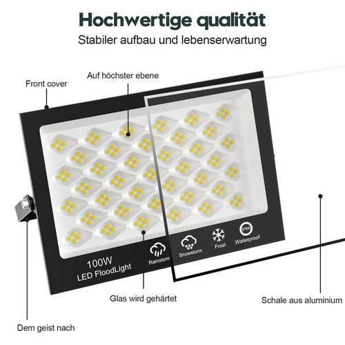 Foco exterior LED 230V 10W 20W 30W 50W 100W 200W 300W 500W - Imagen 5 de 22