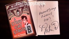 SIGNED A Stray Cat Struts By Slim Jim Phantom, Stray Cats, Autographed, new