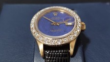 Vintage 1979 Ladies Rolex Oyster Perpetual Datejust 18K Gold Diamond Watch 5