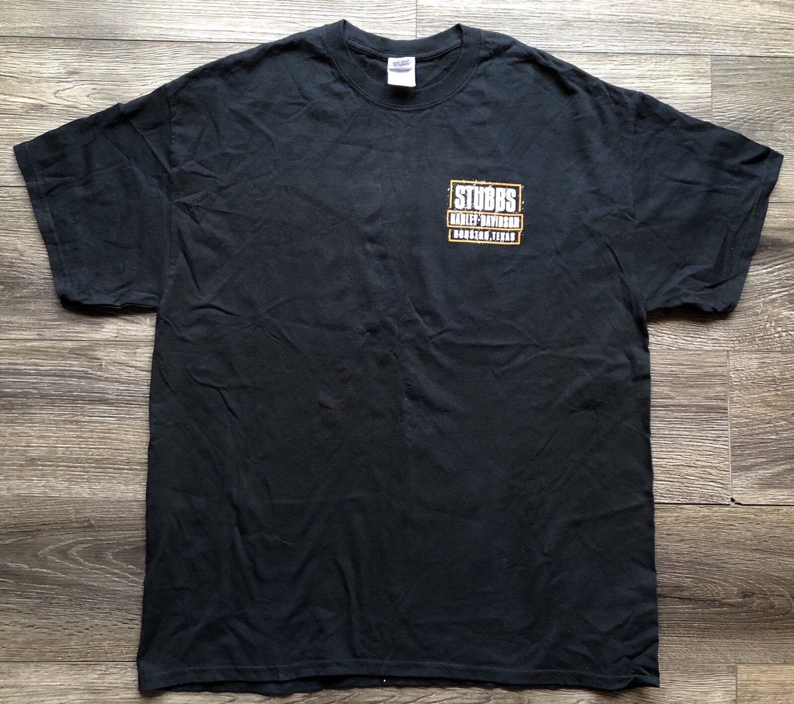 Harley Davidson Stubbs Houston TX Motorcycle Shirt Me… Gem