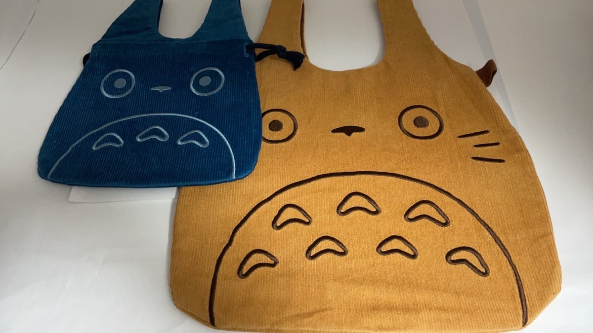 totooo様 Studio Ghibl My Neighbor Totoro Corduroy Tote&Drawstring set Japan