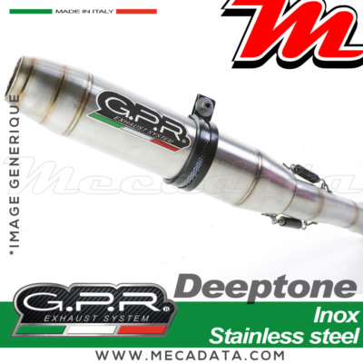 Auspuff Schalldämpfer GPR DEEPTONE Edelstahl YAMAHA YZF R6 2000