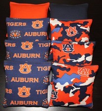 AUBURN University TIGERS CORNHOLE BEAN BAGS 8 ACA Regulation Bags Top Quality 