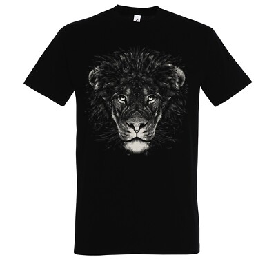 Youth Designz Löwe Herren T-Shirt Logo Print Lustig Tiere