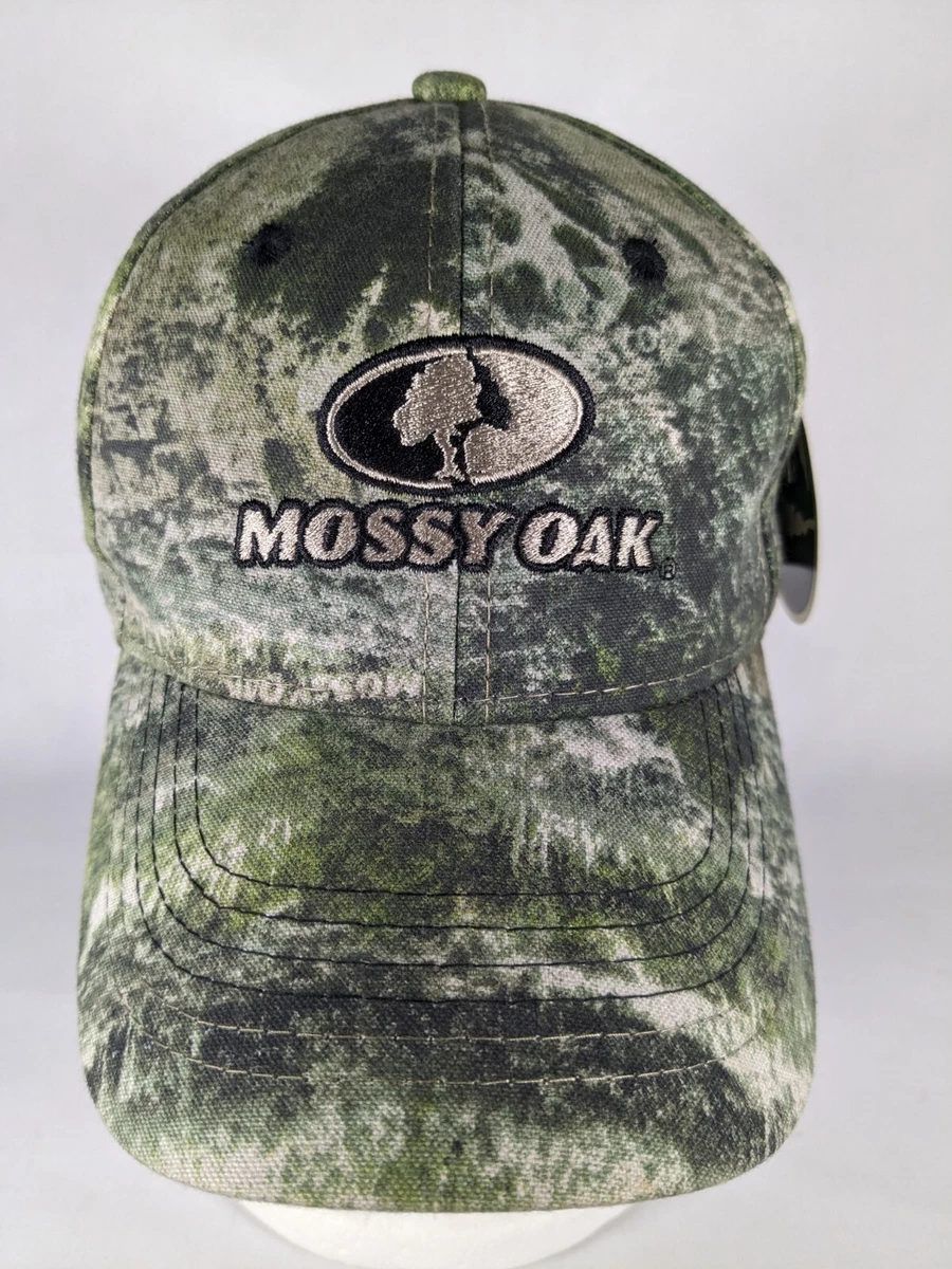 Mossy Oak Camo Hat OSFA Green Woodland Adjustable Trucker Hunting Fishing  Cap