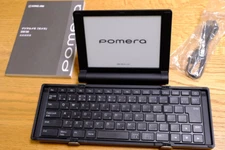 King Jim DM30 Pomera Memo Device Foldable Keyboard e-Ink Screen Used
