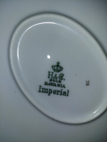 Vintage H & C Selb Bavaris Heinrick & Co. serving dish gravy boat set - Picture 5 of 6