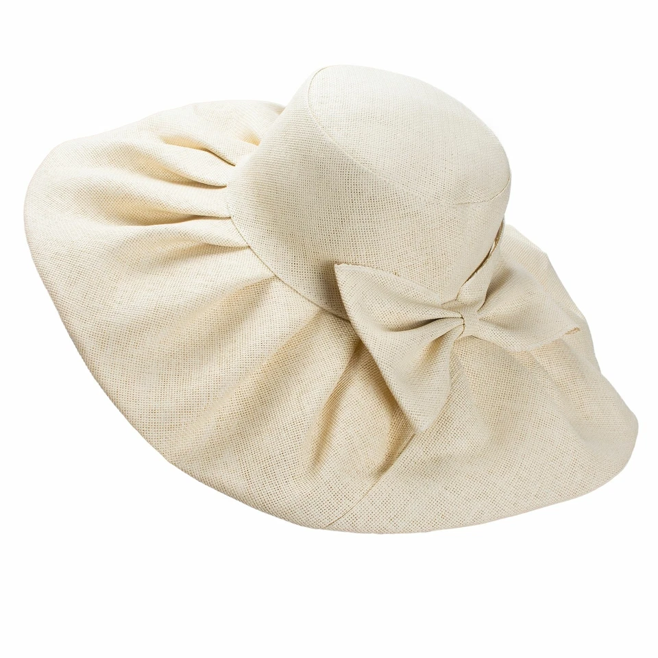 1pc Collapsible Wide Brim Hats Kentucky Derby Floppy Caps Women Headwear Accesso - Image 2 of 4