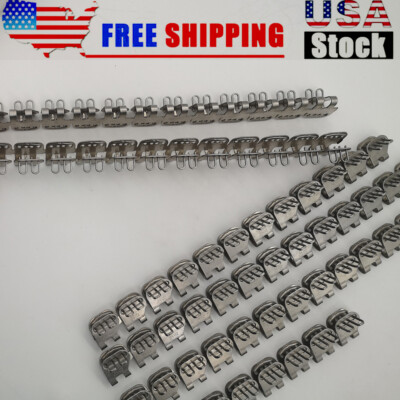 8 Pcs Scalloped Edge Conveyor Belt Repair Fasteners Staple Clipper Lacing Splice