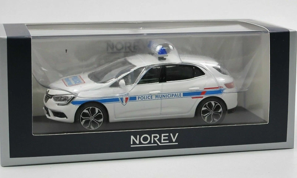 Renault Megane Berline 2016 Police Municipale Norev 517722 1/43 Sedan Metal - Image 4 of 4