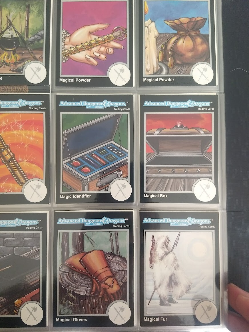 Figurines Advanced Dungeons & Dragons 2nd Edition - Set De 750 Cartes 1991 - Occasion