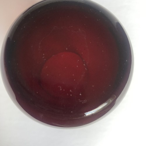 Vintage Anchor Hocking Royal Ruby Juice Glasses 8 Oz Round 4.25" Set of 7 - Picture 19 of 22