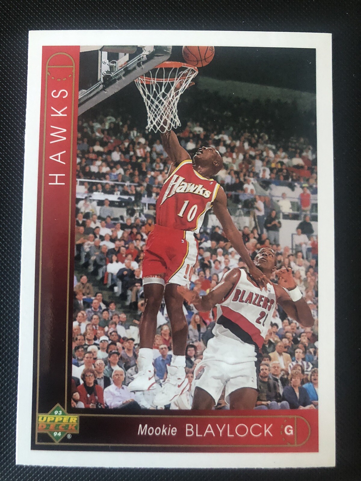 Mookie Blaylock 1993-94 Upper Deck Basketball Card #279 Atlanta Hawks