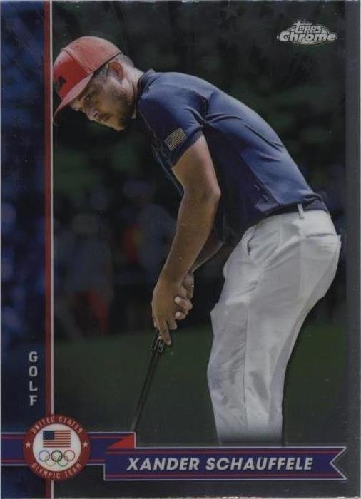 2024 Topps Chrome U.S. Olympic & Paralympic Team and Hopefuls - Xander Schauffele #50 - 1 of 1