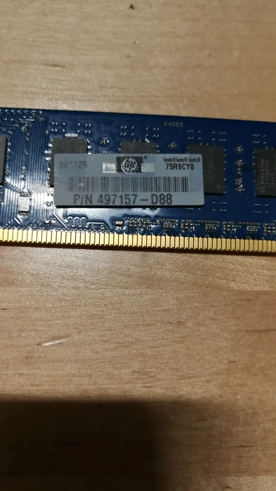 PAIR OF 2GB HP TO 497157-B88 497157-D88 576110-001 57Y4390 EEBJ21UE8BDF0-DJ-F - Image 3 of 4