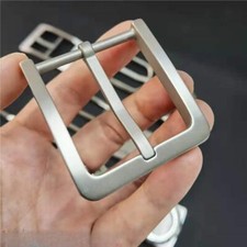 Single Prong Belt Buckle Pure Titanium Square Replacement Buckle for Men Women