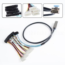 SAS SATA Mini SAS 4x Mini SAS26P SFF-8088 to 4 SFF 8482 SAS29P SAS Power Cabe 1m