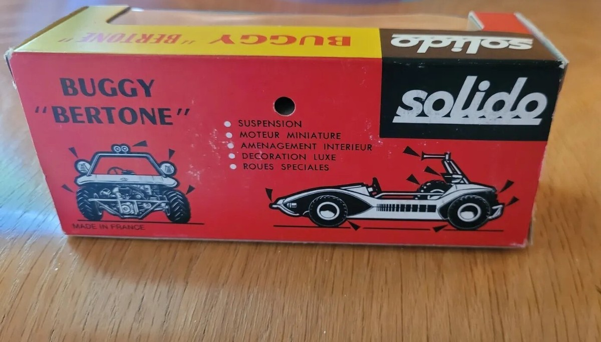 Solido No. 189 Buggy Bertone Concept Car Beach Grün 1:43 vintage