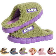 Ladies Memory Foam Slippers Women Washable Warm Fur Slip On Winter Mules Shoes