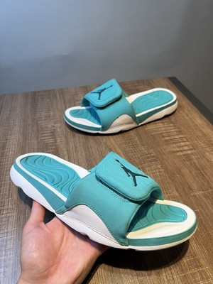 Nike Jordan Hydro IV Slide 705163-405 Mint Green White Mens