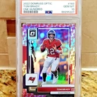 Tom Brady - 2022 Panini Donruss Optic - One Hundred Prizm (SSP) - PSA 10 LOW POP