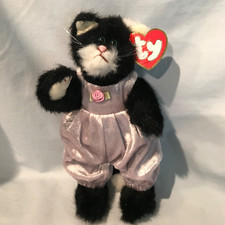 Purrcy Ty Attic Treasure Cat 6022 Cute Outfit 1993 Retired Jointed 8   12.99