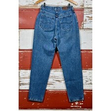 Vintage Lee High Waisted Mom Jeans Vintage Style Denim Pants Blue Size 28