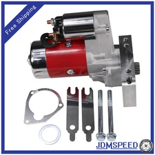 Red High Torque Mini Starter For Small & Big Block Chevy 168 153 Tooth