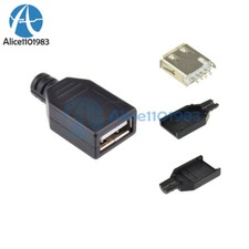 Lot USB2.0 Type-A Plug 4-pin Female Adapter J...