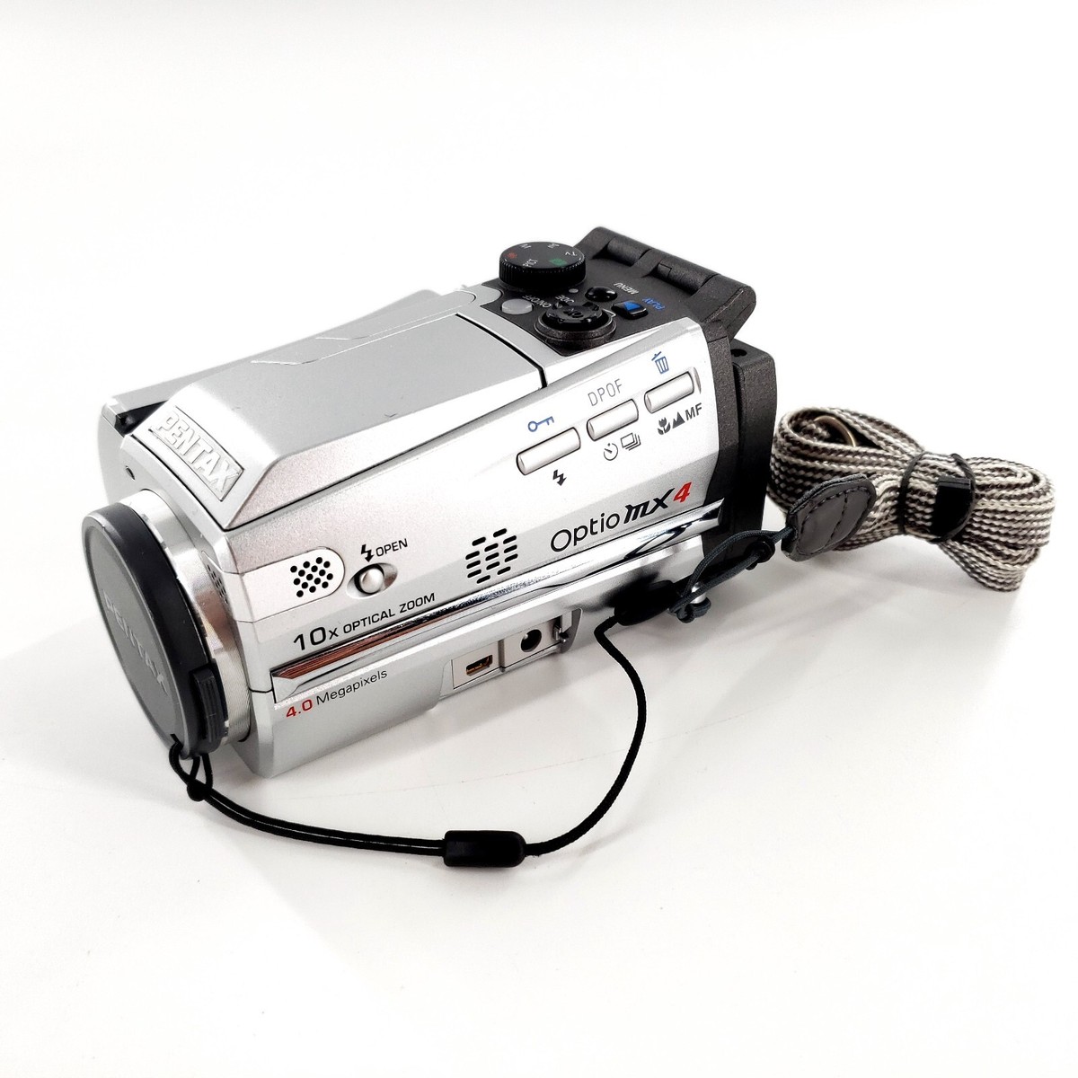 中古品 本体 mx4 Optio PENTAX PENTAX sale for Silver - Camera Digital 4.0MP MX4 Optio Pentax デジタルカメラ