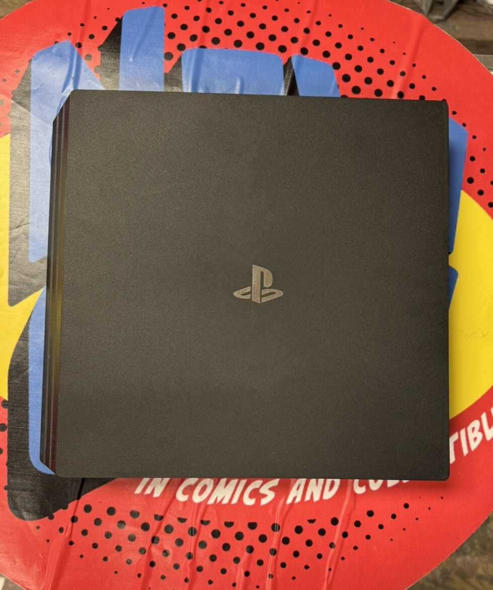 Sony PlayStation 4 Pro 1TB Game Console - Jet Black No HDMI Cable