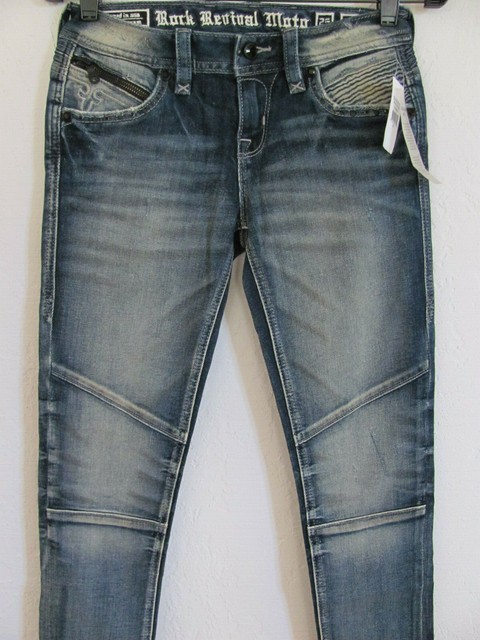stretch moto jeans