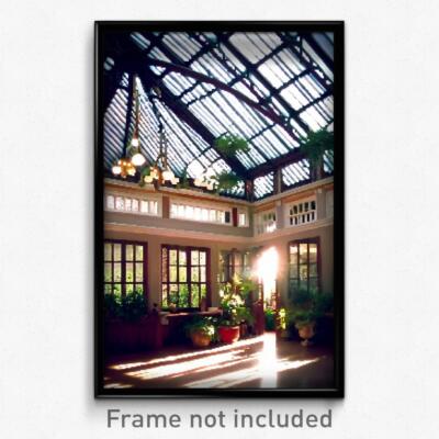 Pixel Art Poster - Pretty Conservatory (8 Bit Psychedelic Video Game Print)