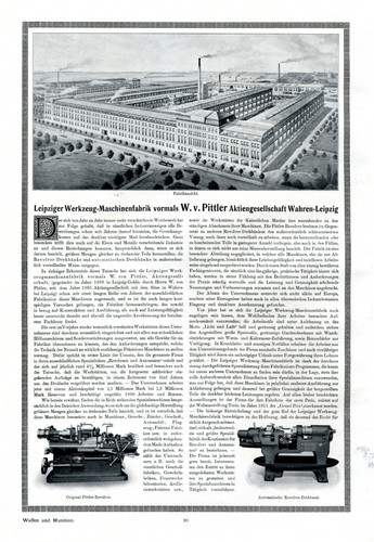 Engineering works von Pittler Leipzig Wahren XL 1913 ad Germany advertising