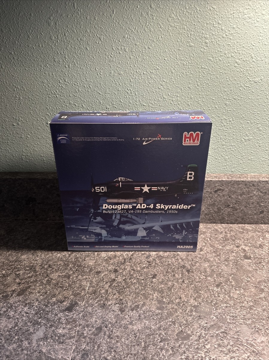 Hobby Master Douglas AD-4 Skyraider Diecast Model HA2905 Hobby Master Douglas AD-4 Skyraider Diecast Model HA2905